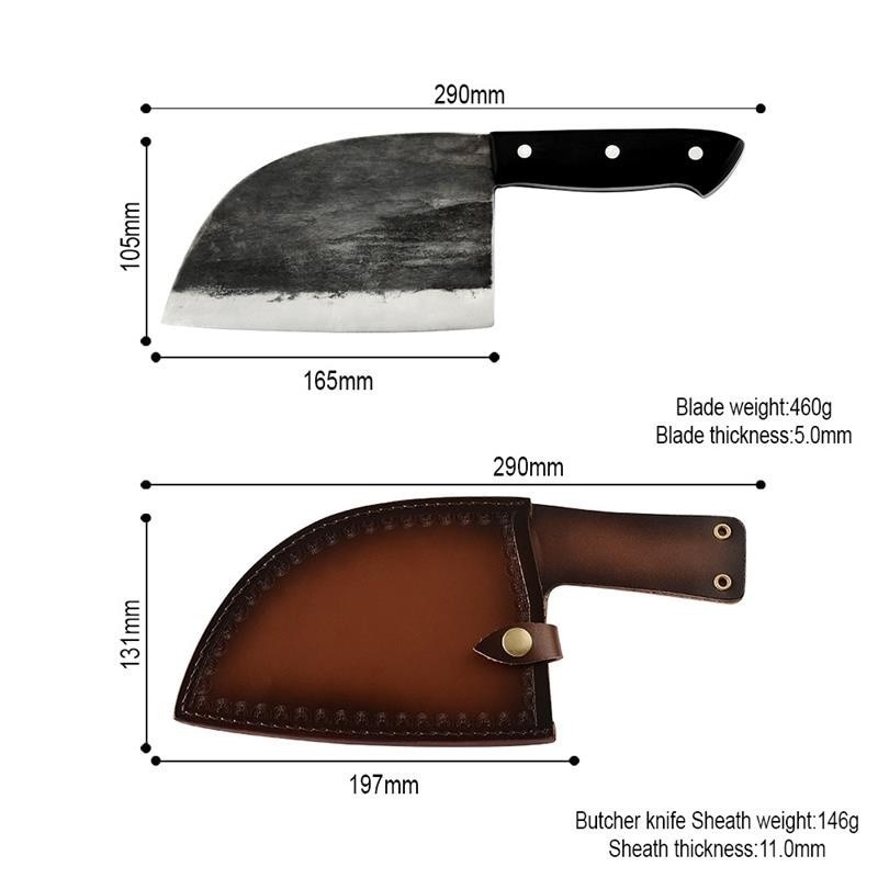 Manganese Steel Bone Chopper Knife