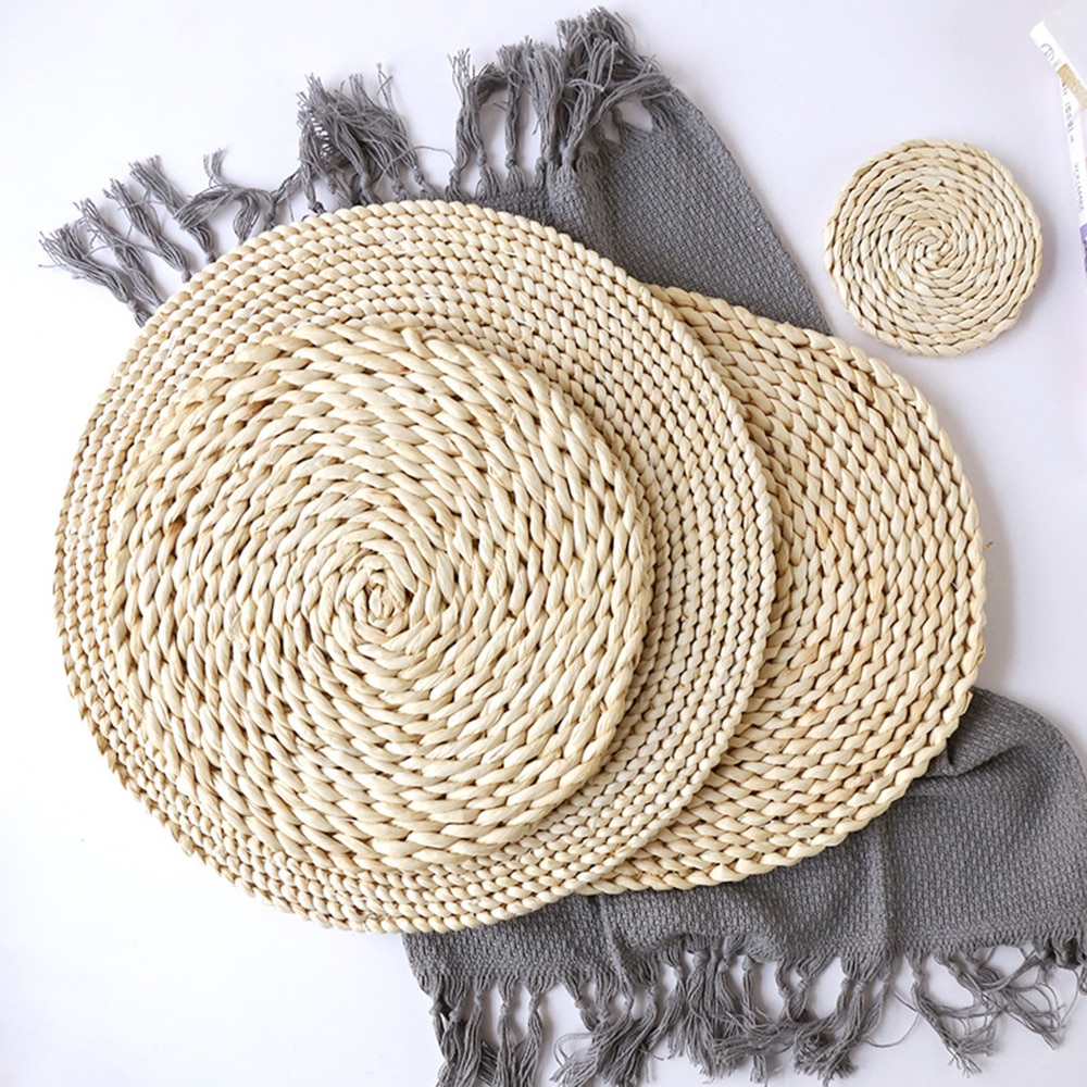 Round Rattan Table Placemat