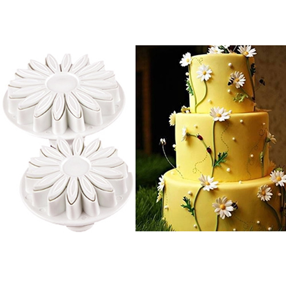 Flowers and Leaves Cake Decoration Molds Set
