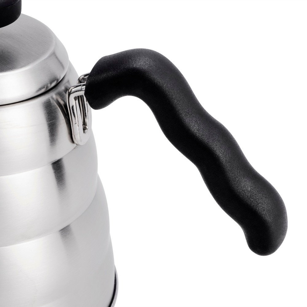 Silver Coffee Kettle with Thermometer