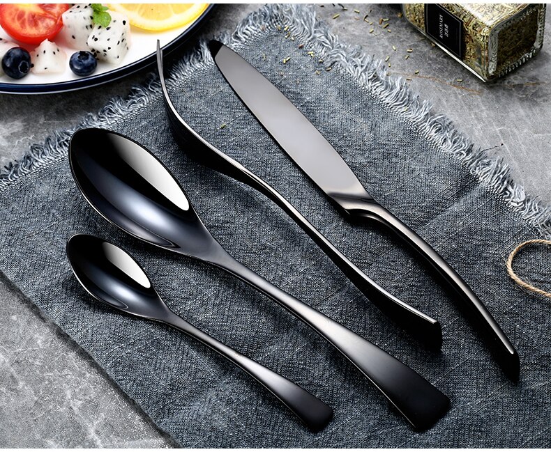 Stainless Steel Cutlery Set, 24 Pcs