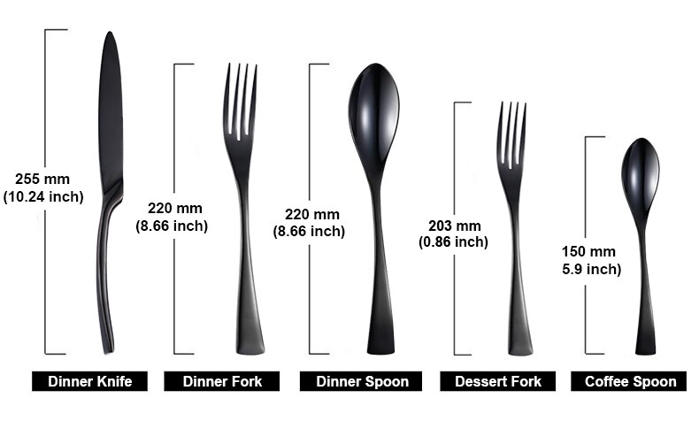 Stainless Steel Cutlery Set, 24 Pcs