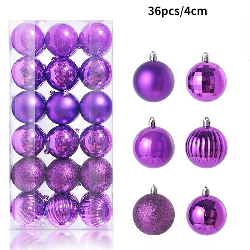 36pcs purple
