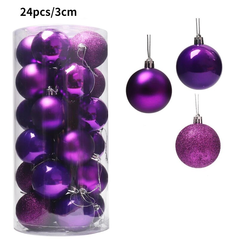 24pcs purple